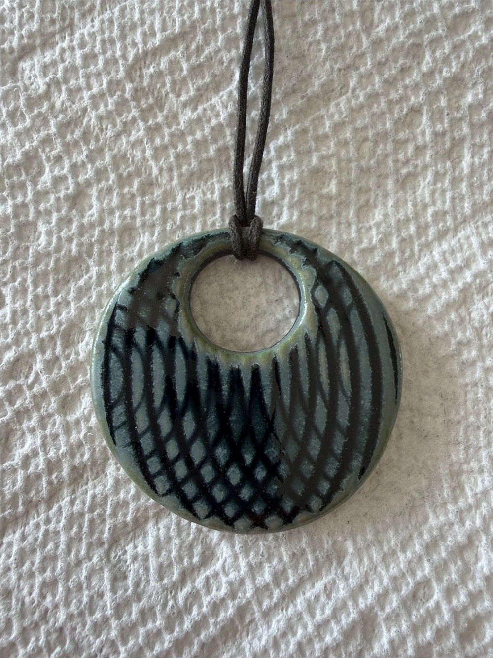 J. Hoolihan Handmade Ceramic Pendant Necklace – Artisan Studio Pottery